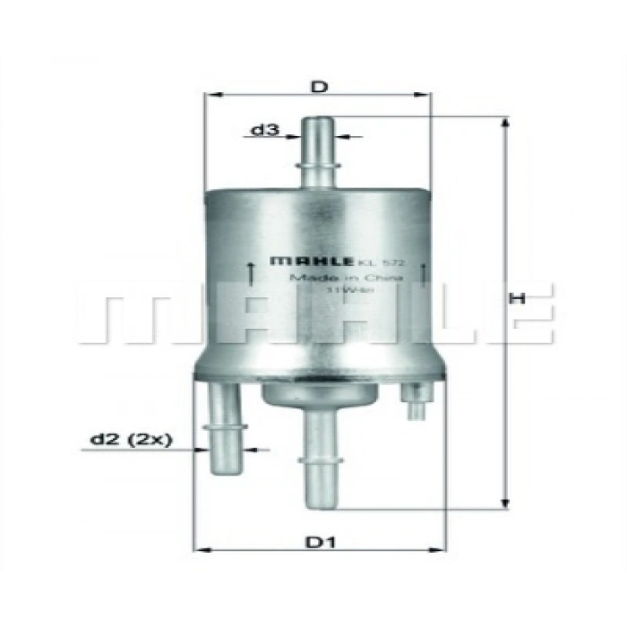 YAKIT FILTRESI 6,4 BAR / H280WK / EP207 GOLF5-GOLF6-PASSAT-POLO-A3-LEON BAG-BLF-BLP-BLR-BMY-CAVA-CAXA 1,4 TSI-1,6 FSI 04-13