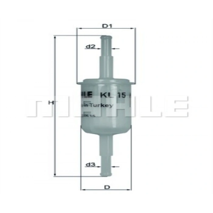 YAKIT FILTRESI ARA FILTRE UNIVERSAL BM 78-