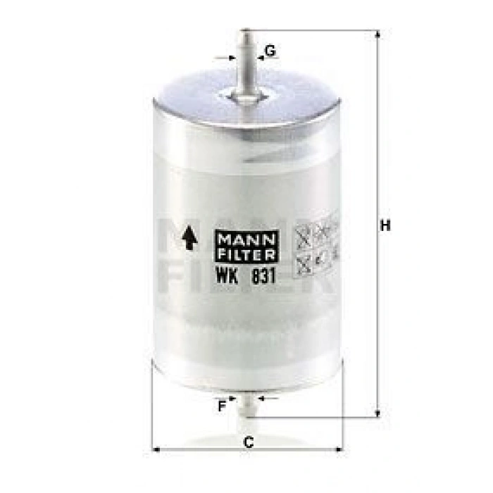 YAKIT FİLTRESİ BMW 1-3-5-6-7-X1 X3 SERISI YM KAMPANYALI