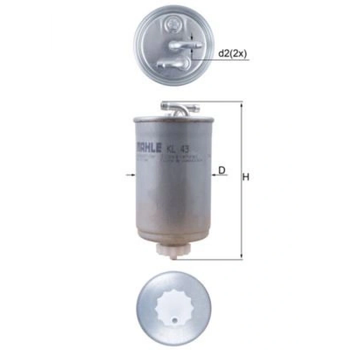 YAKIT FİLTRESİ CLIO II KANGOO 1.5 DCI MICRA III NOTE JUKE 1.5 DCI DELIKLI 80026237-7701061576-16400AY910