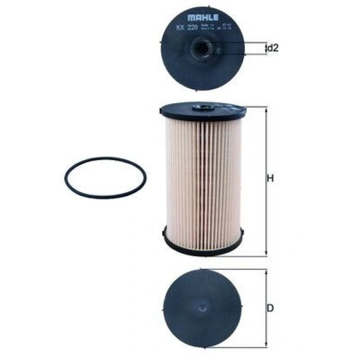 YAKIT FİLTRESİ CRAFTER 30-50 2.5 TDİ 06