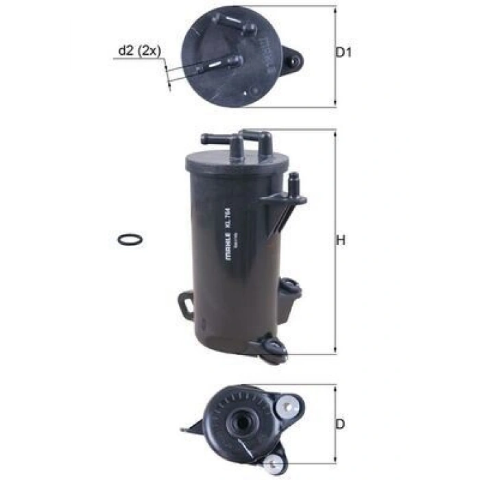 YAKIT FİLTRESİ DİZEL POLO CADDY FELICIA INCA A2 CORDOBA KAMPANYALI