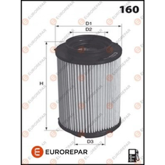 YAKIT FILTRESI E72KP02D107 / KX 178D CADDY-PASSAT-GOLF5-A3-LEON BJB-BKC-BKD-BLS-BXE 1,9 TDI 04-