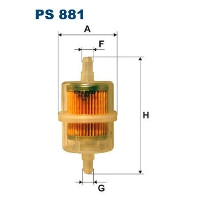 YAKIT FİLTRESİ FIN PS 822 KAMPANYALI