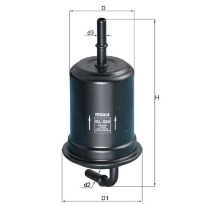 YAKIT FİLTRESİ FIESTA V 1.3.1.4 16V 1.6 16V 01 FUSION 1.4 1.6 02 MAZDA 2 1.4 16 03