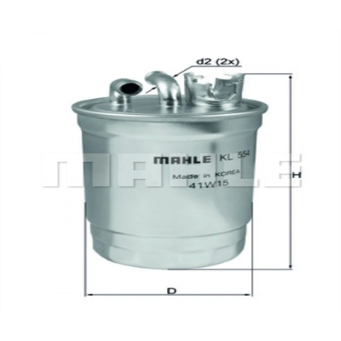 YAKIT FILTRESI H223WK / FCS732 A4-A6 BLB-BRE 2,0 TDI 05-11