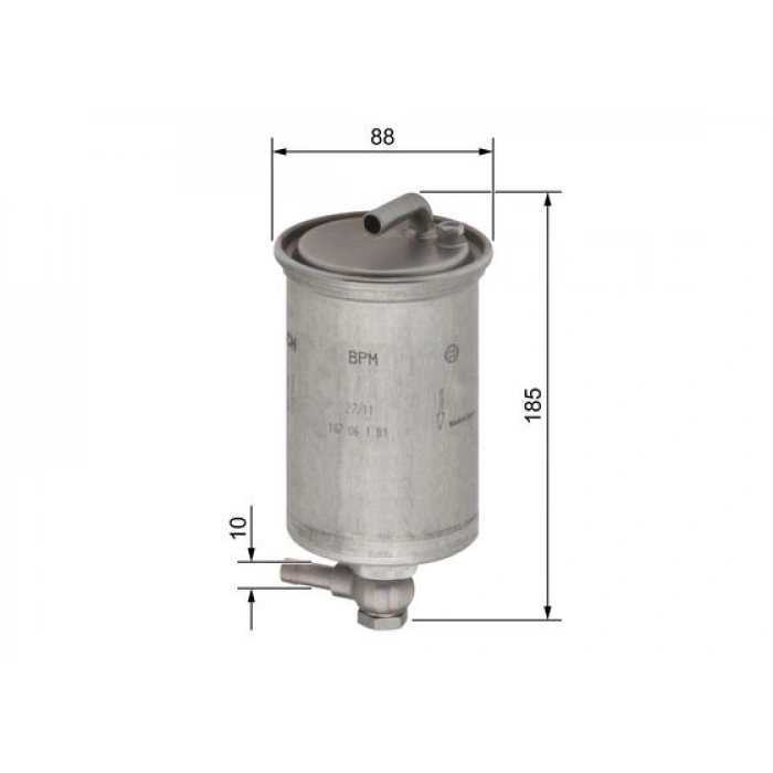 YAKIT FILTRESI H273WK A4 BPP-BKN 2,7 TDI-3,0 TDI 04-08