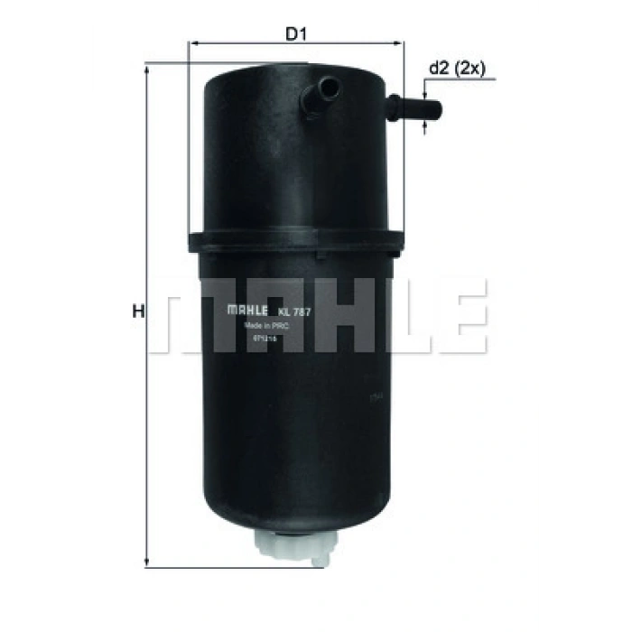 YAKIT FILTRESI H345WK / FCS804 AMAROK CDBA-CDCA-CNFA-CNFB 2,0 TDI 10-