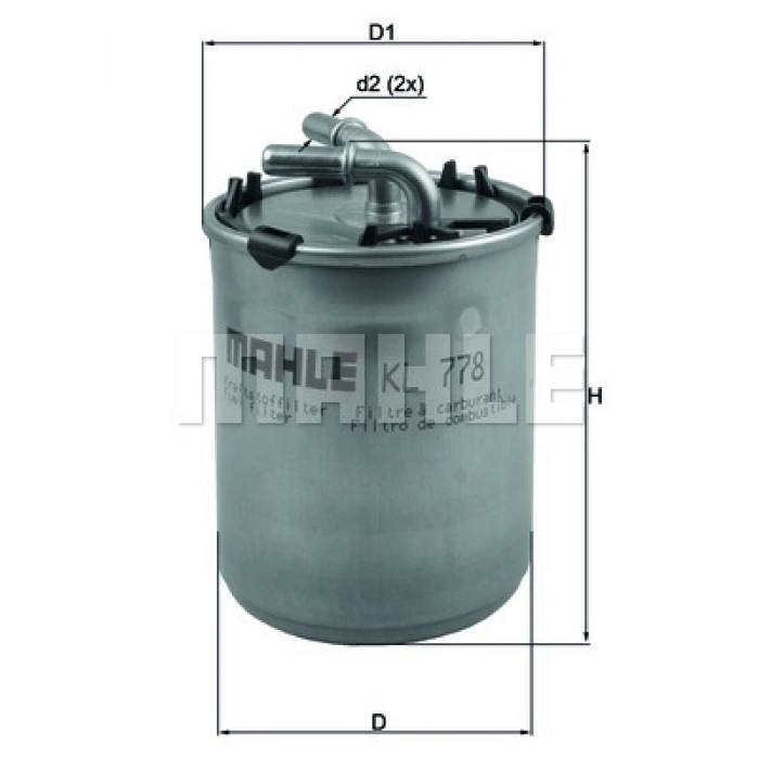 YAKIT FILTRESI H417WK / FC812 POLO-CORDOBA-FABIA-A1 CFWA-CUSA-CUSB-CUTA 1,2 TDI-1,4 TDI 10-