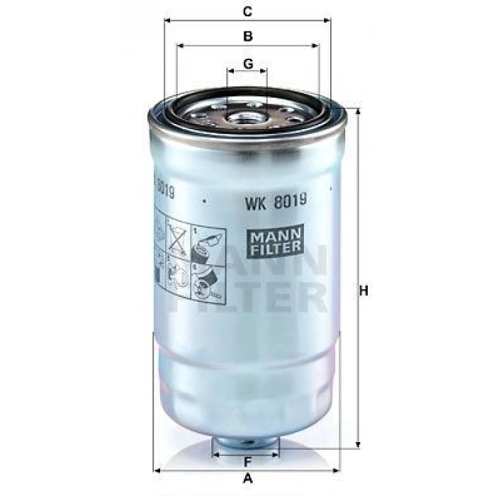 YAKIT FİLTRESİ İ30 İ30 CW FD 1.6 CRDİ 90HP 12 07-06 12 KAMPANYALI