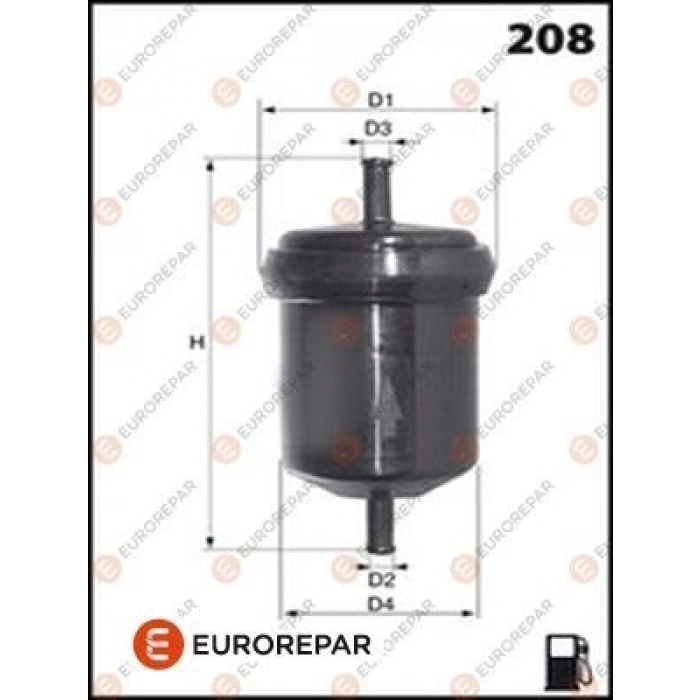 YAKIT FILTRESI KL 2 / H80WK07 GOLF3-POLO-PASSAT 2E-ABF-ABS-ADR-ADP-AEE-AFT 1,6-1,8-2,0 91-