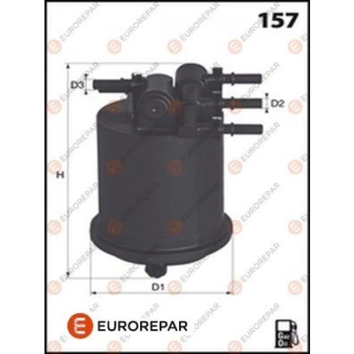 YAKIT FILTRESI KOMPLE KANGOO/MEGAN 1.9 D 97-