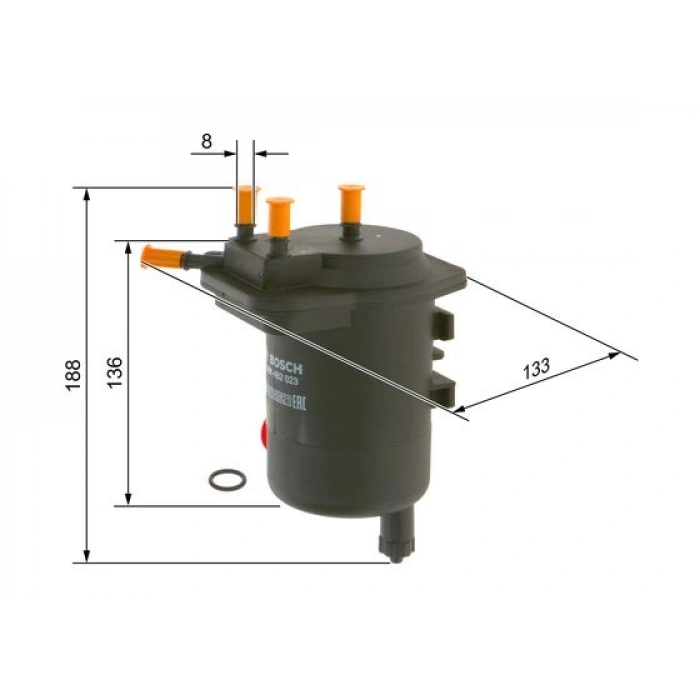 YAKIT FILTRESI MAZOT FILTRESI CLIO/KANGO/MICRA/NOTE/JUKE 1.5 dCi 03-
