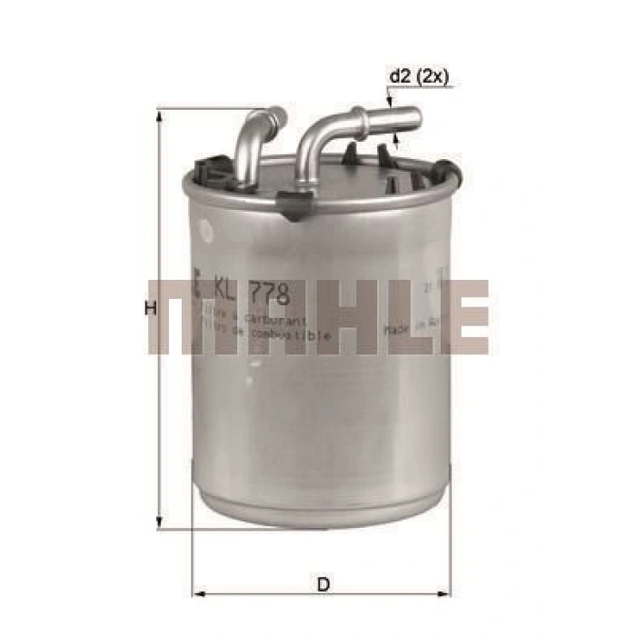 YAKIT FİLTRESİ TOLEDO II 1.9 SDI 68HP 03 99-06 04 KAMPANYALI