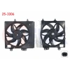 FAN MOTORU SU RADYATORU DAVLUMBAZLI TEKLI FANLI (100 WATT) CITROEN C-ELYSEE 1.6 HDI 2012- VEKA 25-3306 T1
