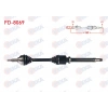 KOMPLE AKS SAG ON UZUNLUK 1089mm FORD TRANSIT CUSTOM (V362) UZUN SASE 2.2 TDCI - 2.0 TDCI 2012-