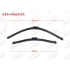 ARAC BAZLI SILECEK SETI 600-400mm FIAT DOBLO 2010- / CITROEN C3 PICASSO (A58) / FORD KUGA / OPEL COMBO (D) / SEAT IBIZA (6J5,6P5) / TOLEDO (KG3)