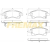 ARKA FREN BALATASI (CORBON FORMÜL) VW TIGUAN-SHARAN -PASSAT B7-CADDY-A6-Q3 2006
