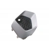 AUDI A3- SD/SB- 21/25; SİS LAMBA KAPAĞI SAĞ SİYAH/GÜMÜŞ GRİ/SENSÖR DELİKLİ (TW)