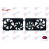 FAN MOTORU DAVLUMBAZLI CIFTLI KASA 400mm GOLF V-VI - PASSAT 1.2 TSI - 1.4 TSI - 1.6i - 1.6 TDI 03-13/ A3 1.2 - 1.4 - 1.6 03-12/ LEON 1.2 TSI - 1.4 TSI - 1.6 TDI 05-12/ SUPERB 1.6 TDI 10-15