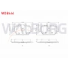 FREN BALATA ARKA BMW 1 SERISI (E87) 116 i 2003-2012/ 118 i 2003-2012/ 120 i 2003-2012/ 1 SERISI (E81) 118 i 2004-2012/ 3 SERISI (E90) 316 Ti 2005-2011/ 318 CL 2005-2011/ 318 D 2005-2011