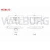 FREN BALATA ARKA LAND ROVER RANGEROVER III 3.0 TD 6 2002-2012/BMW X5 3.0 D 2000-2007/(E53) 3.5 XD 2000-2007/(E53) 4.4 2000-2007/BMW X3 (E83) 2.0 D 2004-2010/(E83) 3.0 D 2004-2010/(E83) 2.5 2004-2010