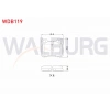 FREN BALATA ARKA MERCEDES 190 (W201) 2.0 1982-1993 / 190 (W201) D 2.5 1982-1993