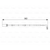 FREN BALATA FİŞİÖN BMW 1 E81 E87 04 BMW 3 E90 E91 E92 E93 05 650mm