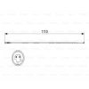 FREN BALATA KABLOSU ARKA 10 1.S-E81-E87-3S-E90-E91-E92-E93
