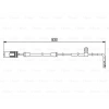 FREN BALATA KABLOSU ON 96-05 BW.5SERI (E39)