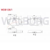 FREN BALATA ON FISLI MERCEDES E SERISI (W124) E 200 D 1993-1995 / E SERISI (W124) E 200 1993-1995 / E SERISI (W124) E 250 D 1993-1995