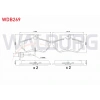 FREN BALATA ON FISLI VW PASSAT 1.6 1996-2000/ PASSAT 1.9 TDI 1996-2000/ PASSAT 1.8 T 1996-2000/ AUDI A4 1.8 T 2004-2008/ A4 1.9 TDI 2004-2008/ A4 2.0 TFSI 2004-2008/ A4 2.0 TDI 2004-2008
