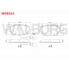 FREN BALATA ON FISLI VW POLO 1.4i 16v 2001-2012/ 1.4 TDI 2001-2012/ 1.9 TDI 2001-2012/ 1.6i 16v 2001-2012/ SKODA FABIA (6Y2) 1.4i 1999-2007/ FABIA II 1.4 2006-2015/ ROOMSTER (5J) 1.4 TDI 2006-