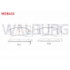FREN BALATA ON IKAZLI FORD RANGER 2.5 TDCI 4X4 2002-2006 / RANGER 2.2 TDCI 2002-2006 / RANGER 3.0 TDCI 2002-2006 / RANGER 3.2 TDCI 2002-2006 / MAZDA B SERISI (UN) 2.5 D 1998-2006