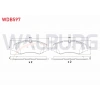 FREN BALATA ON LAND ROVER DISCOVERY IV (LA) 3.0 TD 4X4 18.70mm 2010-