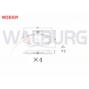 FREN BALATA ON VOLVO S40 I 1.6i 16v 1995-2003/ 1.8i 16v 1995-2003/ 1.9 TD 1995-2003/ MITSUBISHI CARISMA 1.9 DID 1995-2006/ COLT VI 1.3 15 JANT 2002-2012/ COLT VI 1.5 15 JANT 2002-2012