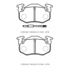 FREN BALATASI ARKA DISK BALATA 106/205GTI/206/SAXO/XSARA B.M 91-