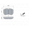 FREN BALATASI ARKA IVECO DAILY-FORD TRANSIT V347 ÇIFT TEKER 3,2 200 PS 06-
