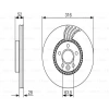 FREN DISKI ÖN 316 mm ADET GALAXY/S60/S80/V60/V70/FREELANDER 2 BM 06-