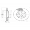 FREN DISKI ÖN DDF1254 / DF4309S (ADET FIYAT) T5-T6 BM 04-