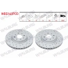 FREN DISKI ON HAVALI KAPLAMALI PERFORMANS DELIKLI 4 BJN 281X26X59X43,6 FIAT BRAVO 1.4i - 1.4 T-JET 2006-2014 / ALFA ROMEO MITO 1.3 JTD - 1.4 T - 1.6 JTD 2008-