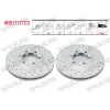 FREN DISKI ON HAVALI KAPLAMALI PERFORMANS DELIKLI 6 BJN 280X27X88X40 ISUZU D-MAX (8DH) 2.5 D 4X4 2002-2012 / D-MAX (8DH) 3.0 D A-T 4X4 2002-2012 / D-MAX (8DH) 2.5 DITD 4X4 2002-2012