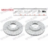 FREN DISKI ON HAVALI KAPLAMALI PERFORMANS DELIKLI 6 BJN 298,8X28X96,3X56,5 HYUNDAI H350 2.5 CRDI 2015-