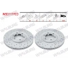 FREN DISKI ON HAVALI KAPLAMALI PERFORMANS DELIKLI 6 BJN 300X27X88X40 ISUZU D-MAX 2.5 D 2012-