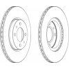 FREN DISKI ÖN TAKIM 257MM FIORINO-DOBLO-LINEA-ALBEA-IDEA-500-DEBRA-MITO-BIPPER-NEMO BM 03-