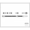 FREN HORTUMU ÖN 27934 / 24.5143-0564.3 GOLF5-GOLF6-JETTA-CADDY-A3-LEON BM 04-13