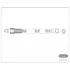 FREN HORTUMU ÖN 363MM W205-213-238 BM 14-