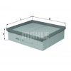 HAVA FILTRESI E1061L W176-246-117 M651-607 12-