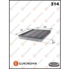 HAVA FILTRESI LX925/S POLO AKK 1,4 99-01