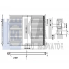 KLIMA RADYATÖRÜ KONDENSER/BRAZING (AL/AL)/565X361X16/KURUTUCU ILE EGEA/500L 1.4 15-